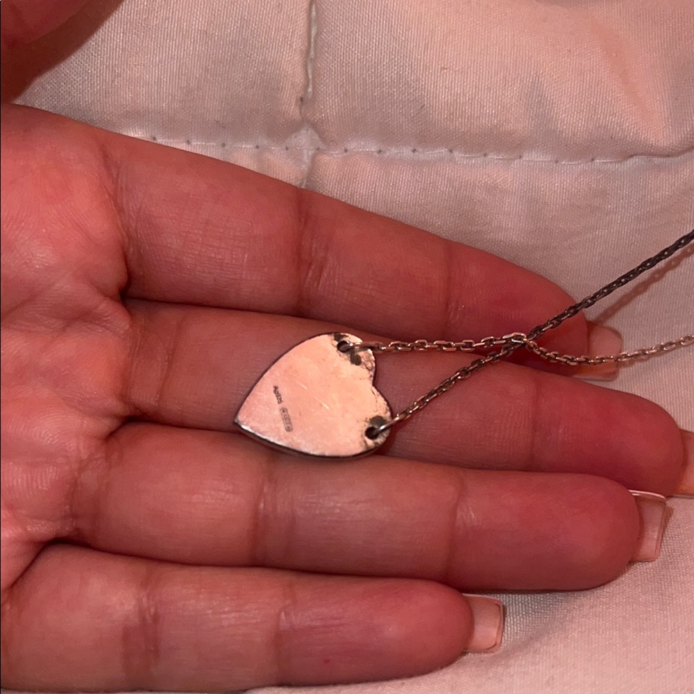 Gucci Silver Heart Necklace Classic Pendant - Picture 3 of 3